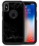 Slate Black Marble Surface - iPhone X OtterBox Case & Skin Kits