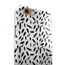 Slate Black Pedals With Translucent Backing iPhone 6/6s or 6/6s Plus 2-Piece Hybrid INK-Fuzed Case