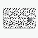 Slate Black Pedals With Translucent Backing - Premium Protective Decal Skin-Kit for the Apple Credit Card