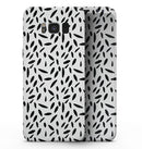 Slate Black Pedals With Translucent Backing - Samsung Galaxy S8 Full-Body Skin Kit