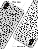 Slate Black Pedals With Translucent Backing - iPhone X Clipit Case