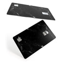Slate Black Scratched Marble Surface - Premium Protective Decal Skin-Kit for the Apple Credit Card