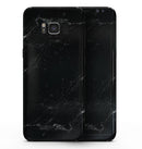 Slate Black Scratched Marble Surface - Samsung Galaxy S8 Full-Body Skin Kit