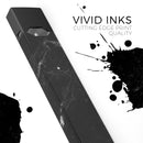 Slate Black Scratched Marble Surface - Premium Decal Protective Skin-Wrap Sticker compatible with the Juul Labs vaping device