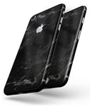 Slate Black Scratched Marble Surface - Skin-kit for the iPhone 8 or 8 Plus