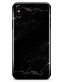 Slate Black Scratched Marble Surface - iPhone X Clipit Case