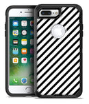 Slate Black Slanted Bold Stripes - iPhone 7 Plus/8 Plus OtterBox Case & Skin Kits
