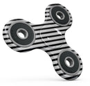Slate Black Slanted Bold Stripes Full-Body Fidget Spinner Skin-Kit