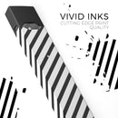 Slate Black Slanted Bold Stripes - Premium Decal Protective Skin-Wrap Sticker compatible with the Juul Labs vaping device
