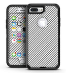 Slate Black Slanted Lines with Translucent Backing - iPhone 7 Plus/8 Plus OtterBox Case & Skin Kits
