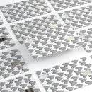 Slate Black Tiny Hearts Within Hearts - Premium Protective Decal Skin-Kit for the Apple Credit Card