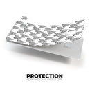 Slate Black Tiny Hearts Within Hearts - Premium Protective Decal Skin-Kit for the Apple Credit Card