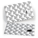 Slate Black Tiny Hearts Within Hearts - Premium Protective Decal Skin-Kit for the Apple Credit Card