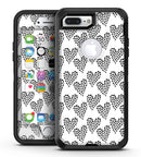 Slate Black Tiny Hearts Within Hearts - iPhone 7 Plus/8 Plus OtterBox Case & Skin Kits