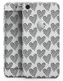 Slate Black Tiny Hearts Within Hearts - Skin-kit for the iPhone 8 or 8 Plus