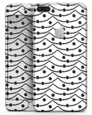 Slate Black Tiny Hearts on Powerlines  - Skin-kit for the iPhone 8 or 8 Plus