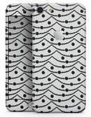 Slate Black Tiny Hearts on Powerlines  - Skin-kit for the iPhone 8 or 8 Plus