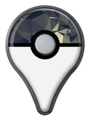 Slate Gray Geometric Triangles Pokémon GO Plus Vinyl Protective Decal Skin Kit