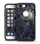 Slate Gray Geometric Triangles - iPhone 7 or 7 Plus Commuter Case Skin Kit