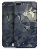 Slate Gray Geometric Triangles - Skin-kit for the iPhone 8 or 8 Plus