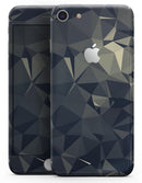 Slate Gray Geometric Triangles - Skin-kit for the iPhone 8 or 8 Plus