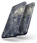 Slate Gray Geometric Triangles - Skin-kit for the iPhone 8 or 8 Plus