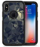 Slate Gray Geometric Triangles - iPhone X OtterBox Case & Skin Kits