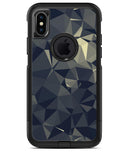 Slate Gray Geometric Triangles - iPhone X OtterBox Case & Skin Kits