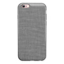 Slate Gray Scratched Fabric iPhone 6/6s or 6/6s Plus 2-Piece Hybrid INK-Fuzed Case