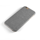 Slate Gray Scratched Fabric iPhone 6/6s or 6/6s Plus 2-Piece Hybrid INK-Fuzed Case