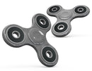 Slate Gray Scratched Fabric Full-Body Fidget Spinner Skin-Kit