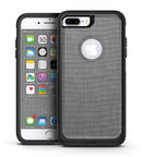 Slate Gray Scratched Fabric - iPhone 7 or 7 Plus Commuter Case Skin Kit
