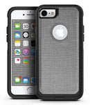 Slate Gray Scratched Fabric - iPhone 7 or 7 Plus Commuter Case Skin Kit