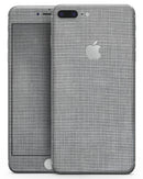 Slate Gray Scratched Fabric - Skin-kit for the iPhone 8 or 8 Plus