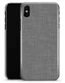 Slate Gray Scratched Fabric - iPhone X Clipit Case
