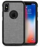 Slate Gray Scratched Fabric - iPhone X OtterBox Case & Skin Kits