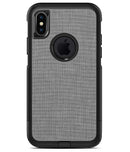 Slate Gray Scratched Fabric - iPhone X OtterBox Case & Skin Kits