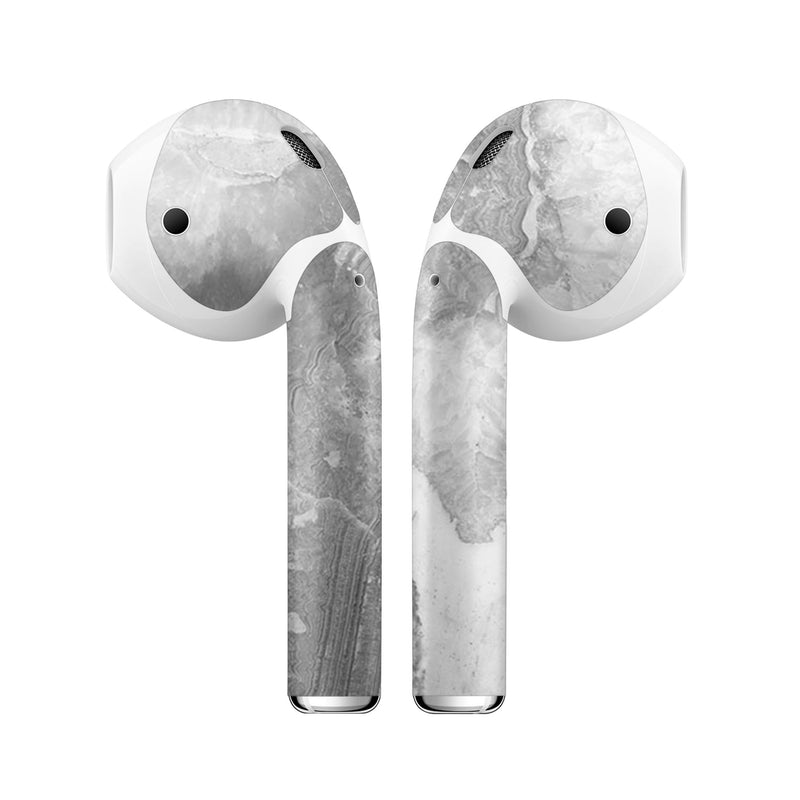 Slate Luxe Marble - Full Body Skin Decal Wrap Kit for the Wireless Bluetooth Apple Airpods Pro, AirPods Gen 1 or Gen 2 with Wireless Charging
