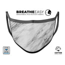 Slate Marble Surface V10 - Made in USA Mouth Cover Unisex Anti-Dust Cotton Blend Reusable & Washable Face Mask with Adjustable Sizing for Adult or Child