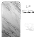 Slate Marble Surface V10 - Premium Vinyl Skin Decal for Samsung Galaxy S25 Ultra, S24, S23, S22 & All Galaxy S Models