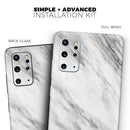 Slate Marble Surface V10 - Full Body Skin Decal Wrap Kit for Samsung Galaxy Phones