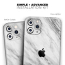 Slate Marble Surface V10 - Protective Skin Wrap & Decal – Compatible with iPhone SE to iPhone 17 Pro Max (All Models)