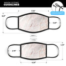 Slate Marble Surface V11 - Made in USA Mouth Cover Unisex Anti-Dust Cotton Blend Reusable & Washable Face Mask with Adjustable Sizing for Adult or Child