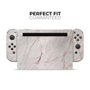 Slate Marble Surface V11 // Skin Decal Wrap Kit for Nintendo Switch Console & Dock, Joy-Cons, Pro Controller, Lite, 3DS XL, 2DS XL, DSi, or Wii - Vinyl Skin Wrap for Nintendo Switch 2, OLED, Lite, Pro Controller, Wii & Classic Handhelds