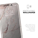 Slate Marble Surface V11 - Protective Skin Wrap & Decal – Compatible with iPhone SE to iPhone 17 Pro Max (All Models)