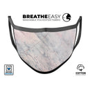 Slate Marble Surface V12 - Made in USA Mouth Cover Unisex Anti-Dust Cotton Blend Reusable & Washable Face Mask with Adjustable Sizing for Adult or Child