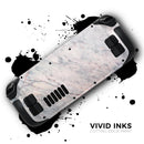 Slate Marble Surface V12 // Vinyl Skin Wrap for Steam Deck OLED & Steam Deck (LCD) — Soft Matte or Ultra Gloss