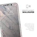 Slate Marble Surface V12 - Protective Skin Wrap & Decal – Compatible with iPhone SE to iPhone 17 Pro Max (All Models)