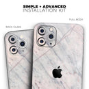 Slate Marble Surface V12 - Protective Skin Wrap & Decal – Compatible with iPhone SE to iPhone 17 Pro Max (All Models)