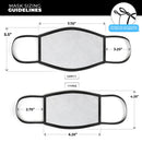 Slate Marble Surface V13 - Made in USA Mouth Cover Unisex Anti-Dust Cotton Blend Reusable & Washable Face Mask with Adjustable Sizing for Adult or Child